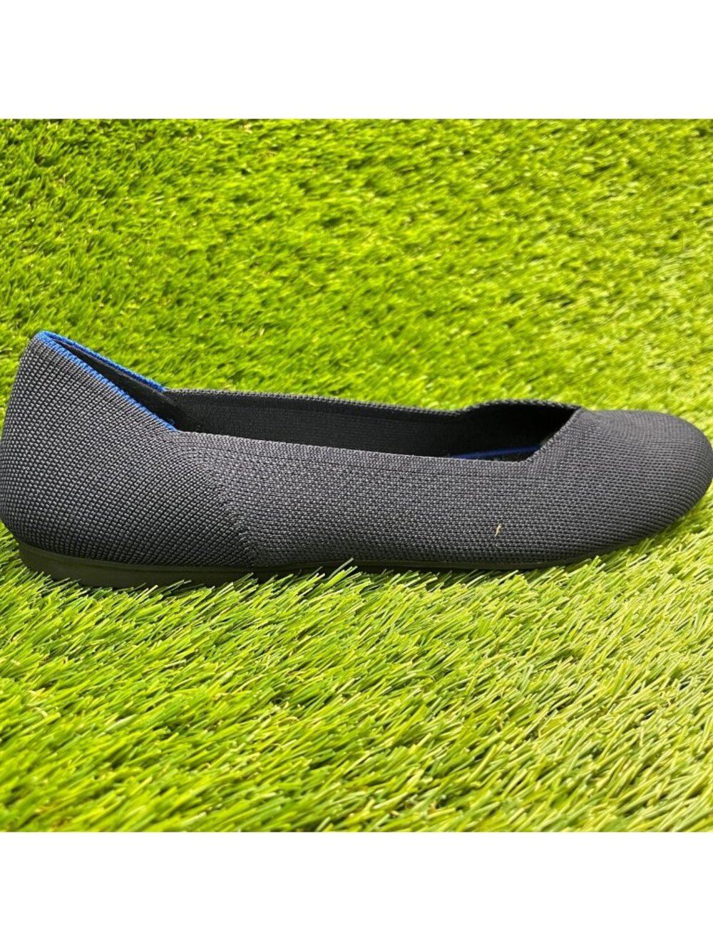 Rothy's The Flat Womens Size 10.5 Blue Casual Classic Slip-On Ballet Flats Shoes